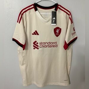 Liverpool Salah 2025 Men’s Soccer Jersey Size XL(Slim-Fit)